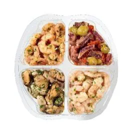 Plateau tapas mix poulet, crevettes, moules, et encornets (180g)