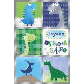 Carte anniversaire enfant (l'unité)