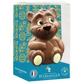 Ours de Pâques au chocolat au lait CHEVALIER ARGOUGES (90g)