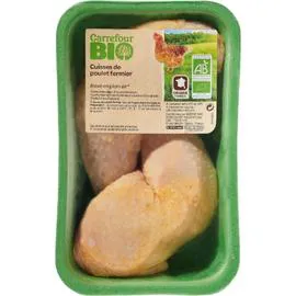 Cuisse de poulet bio fermier jaune (2x250g)