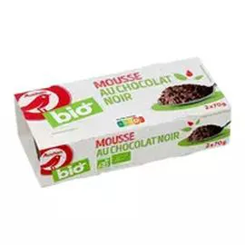 Mousse au chocolat noir (2x70g)