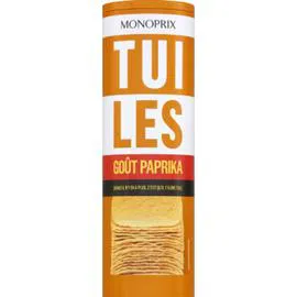 MONOPRIX Tuiles goût paprika 170g