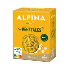 ALPINA SAVOIE Pâtes torsade les végétales 400g