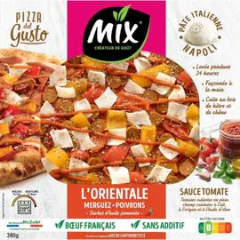 Pizza DEL GUSTO Orientale Merguez poivrons (380g)