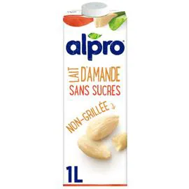 Boisson végétale lait d'amande sans sucres ajoutés (1l)
