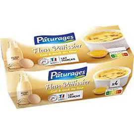 Flan pâtissier (4x100g)