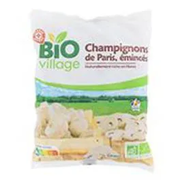 MARQUE REPÈRE, BIO VILLAGE Champignons Bio Emincés 600g
