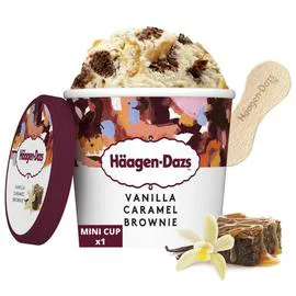Haagen-Dazs Crème glacée vanille caramel brownie (78g)