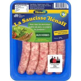Saucisses aux herbes (277g)