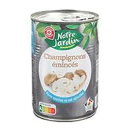 MARQUE REPÈRE, NOTRE JARDIN Champignon Emincé Sans sel ajouté 230g