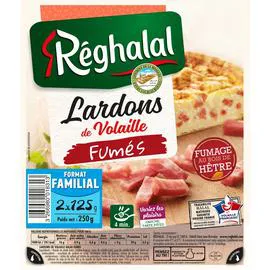 Lardon de volaille fumés (2x125g)