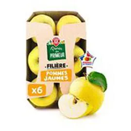 MARQUE REPÈRE, PANIER DU PRIMEUR Pommes jaunes x6
