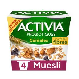Yaourt céréales muesli bifidus (4x120g)