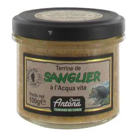 Terrine sanglier eau de vie (100g)