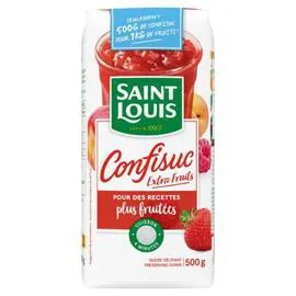 Sucre en poudre confisuc extra fruits (500g)