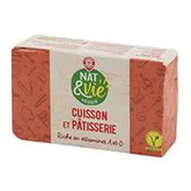 MARQUE REPÈRE, NAT & VIE Margarine Idéal cuisson 500g