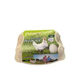 Oeufs de Plein Air Calibre Moyen Gros (x6)