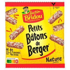 JUSTIN BRIDOU Petits batons de Berger Nature 75g
