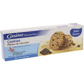 CASINO BIEN POUR VOUS Bien pour vous - Cookies - Pépites de chocolat - Sans sucre - Gouter enfant 125g