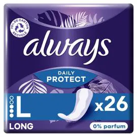 ALWAYS Protège-Slips Dailies Extra Protect Large x26