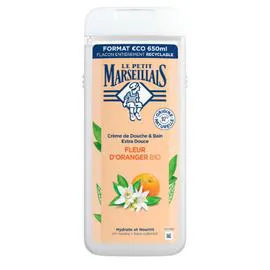 LE PETIT MARSEILLAIS Bain de Douche Extra Doux Fleur d'Oranger 650ml