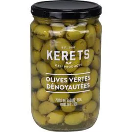 Olives vertes dénoyautées (320g )