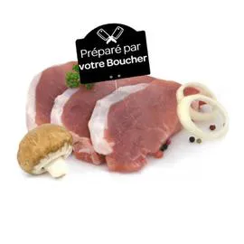 Viande de porc : cotes premières à griller (900g)