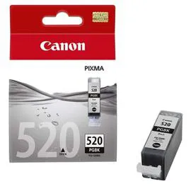 CANON Cartouche Jet d'Encre Noire (PGI-520) l'unité