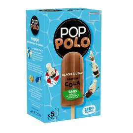 Glace à l'eau parfum cola (350g)