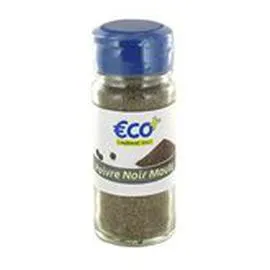 ECO+ Poivre noir moulu 44g