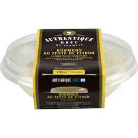 Houmous au zeste de citron (200g)