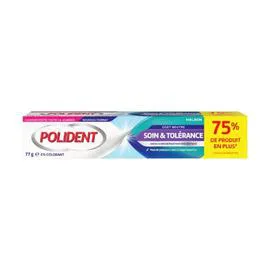 POLIDENT Crème Fixante Dentaire Goût Neutre 77g