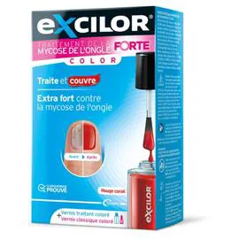 Traitement Mycose Traite et Couvre Extra Forte Rouge Corail (30ml)