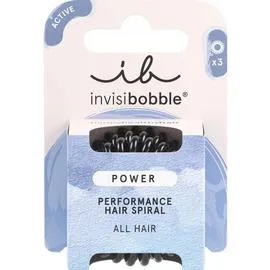 Élastiques cheveux Power true black (x3)