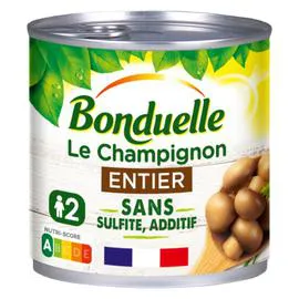 BONDUELLE Champignons entiers sans sulfite et sans additif 230g