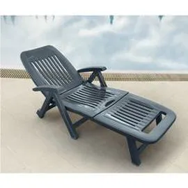 Bain soleil en résine gris FIORELLO (l'unité)