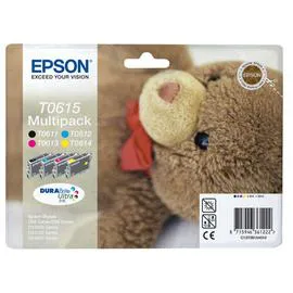 EPSON Cartouches D'Encres Noires Et Couleurs N°T0615 l'unité