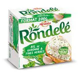 PRÉSIDENT Rondelé ail et fines herbes 200g