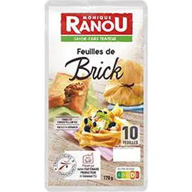 Feuilles de Brick x10 (170g)