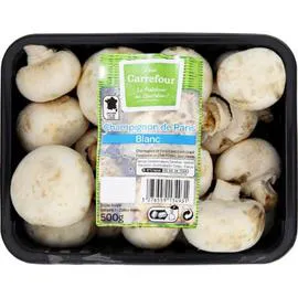 CARREFOUR Champignons de Paris blancs 500g
