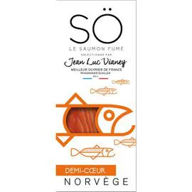 SÖ Jean Luc Vianey Le Saumon Fumé demi coeur Norvège 130g