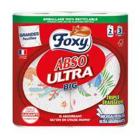 Essuie tout Abso Ultra Big ultra-absorbants triple épaisseur (x2)
