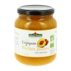 Compote De Pêche Bio (725g)
