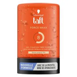 Gel Cheveux Fixation très Forte Force Max Tenue 72H (300ml)