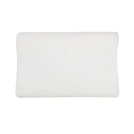 Oreiller écru érgonomique mémoire de forme - 58x37cm (l'unité)
