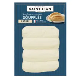 SAINT-JEAN Suprêmes soufflés nature 4x120g