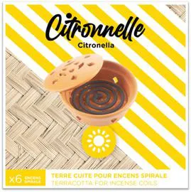 Spirale à la citronnelle (l'unité)