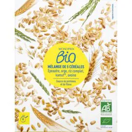 Mélange de 5 céréales bio (500g)