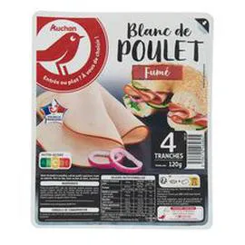 Blanc de poulet fumé (120g)