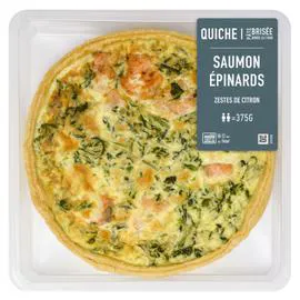 Quiche saumon épinard (375g)